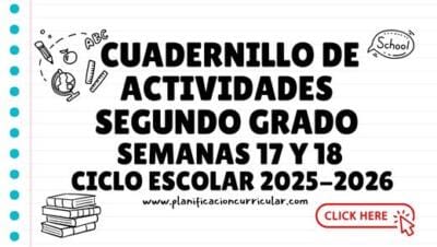 Cuadernillo de actividades segundo grado Profe Díaz semanas 17 y 18 ...